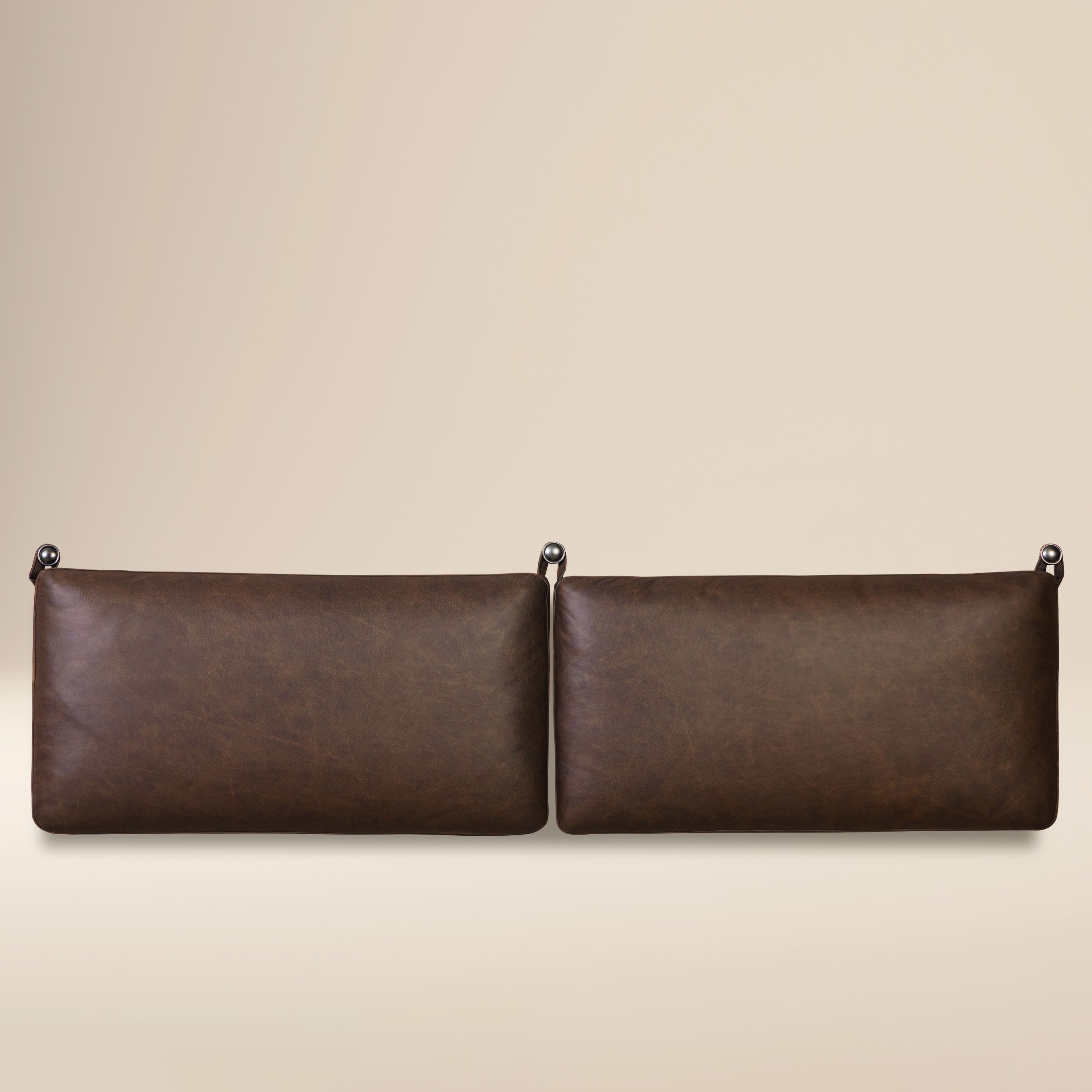 Set cuscini testiera Truro | Marrone Briglia | King