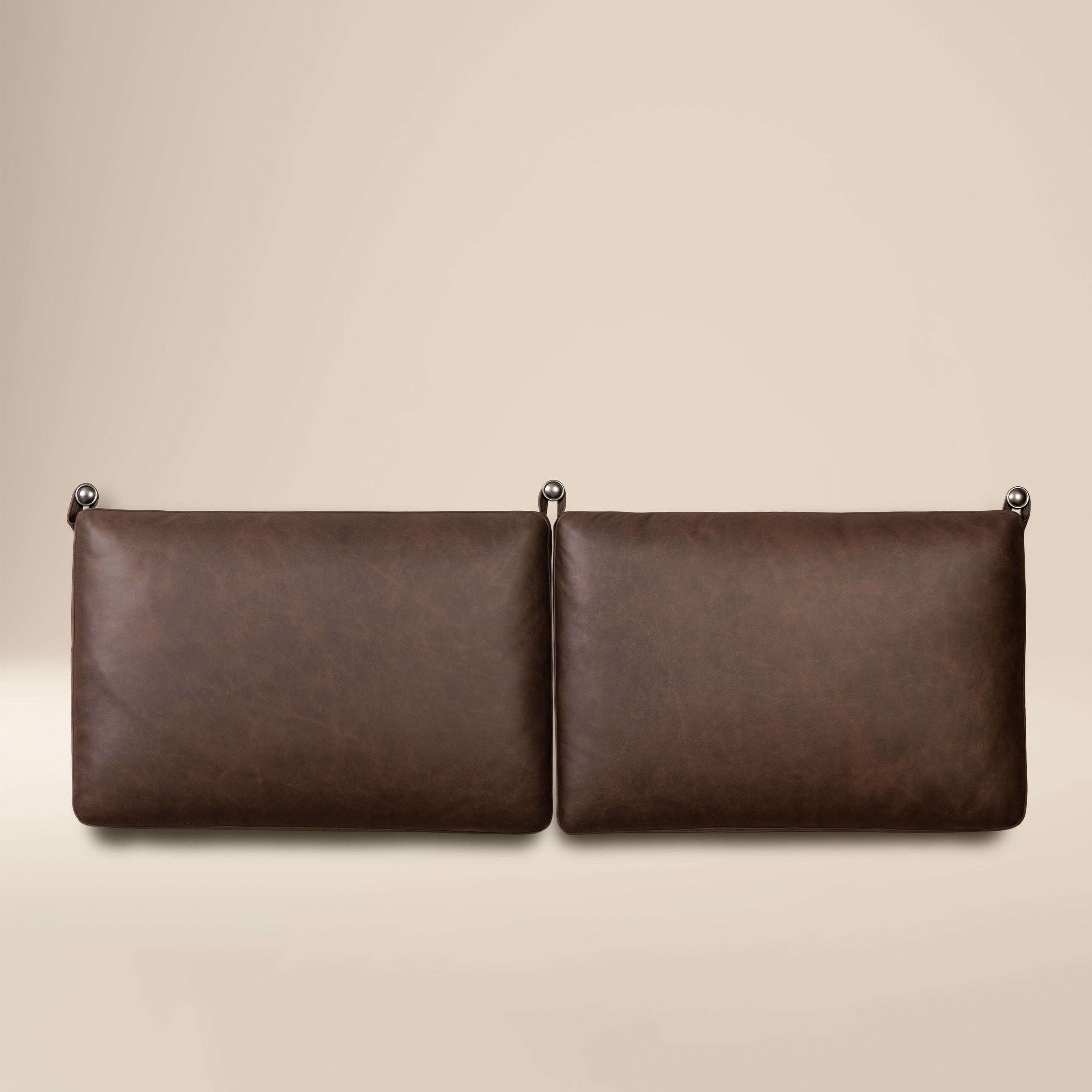 Set cuscini testiera Truro | Marrone Bridle | Queen