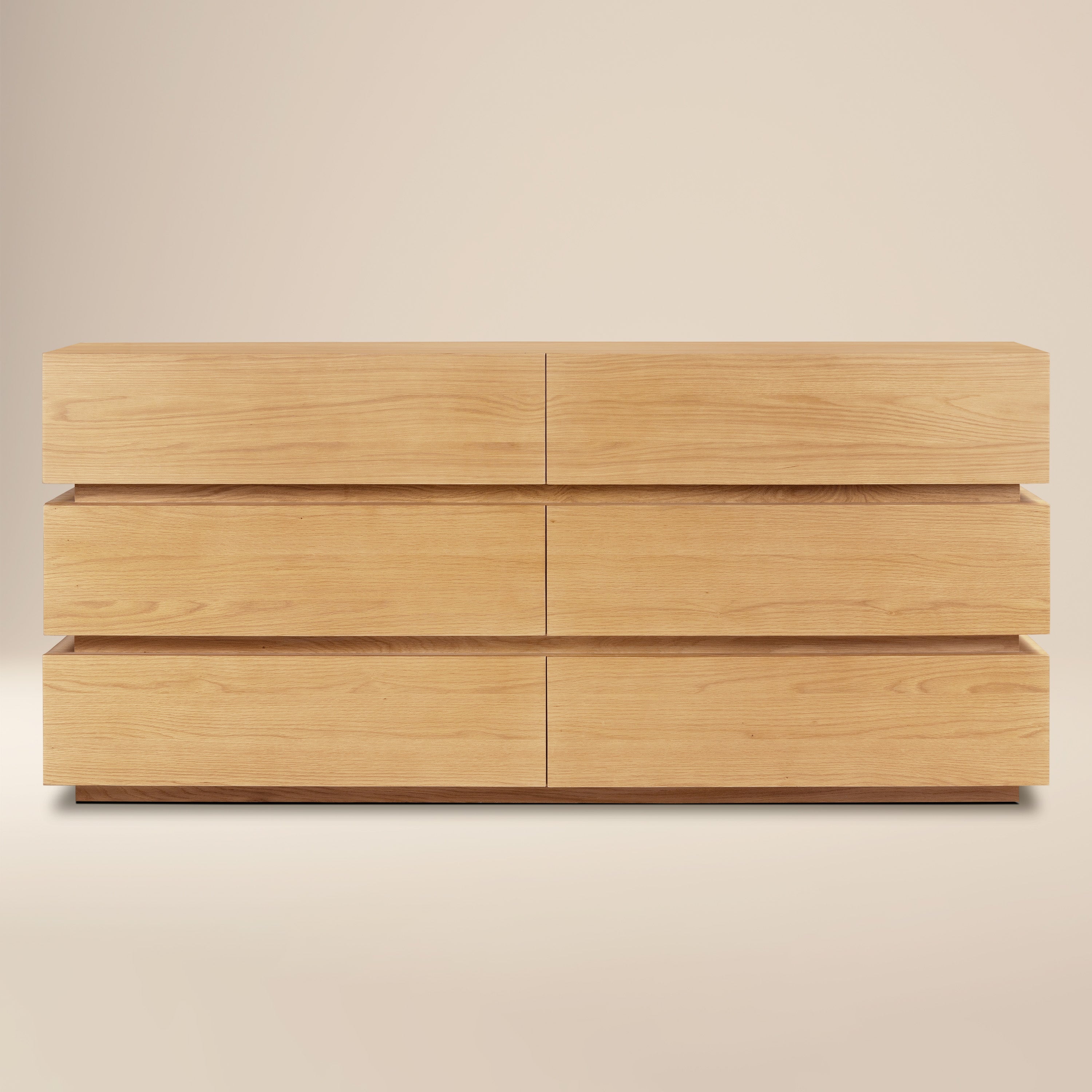 Cassettiera Pino a 6 cassetti | Rovere