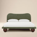 Letto Orbit - ciniglia ad alte prestazioni | Verde muschio | Queen