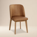 Sedia da pranzo Fawn Leather | Tan Cerato