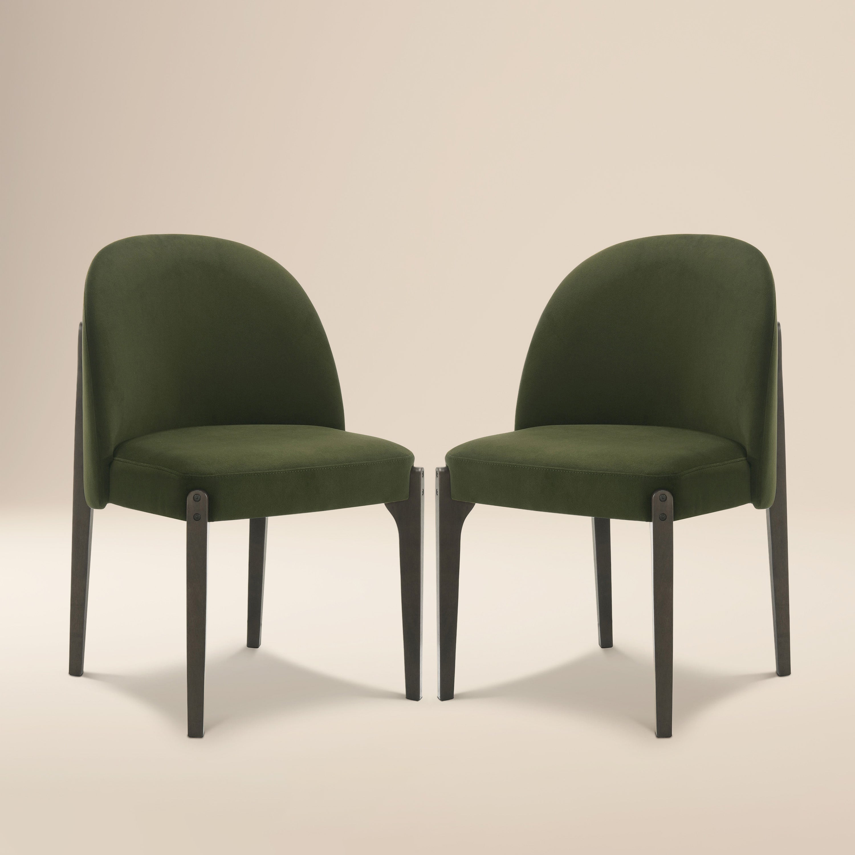 Sedia da pranzo Pietta | Verde Cedro | Set da 2