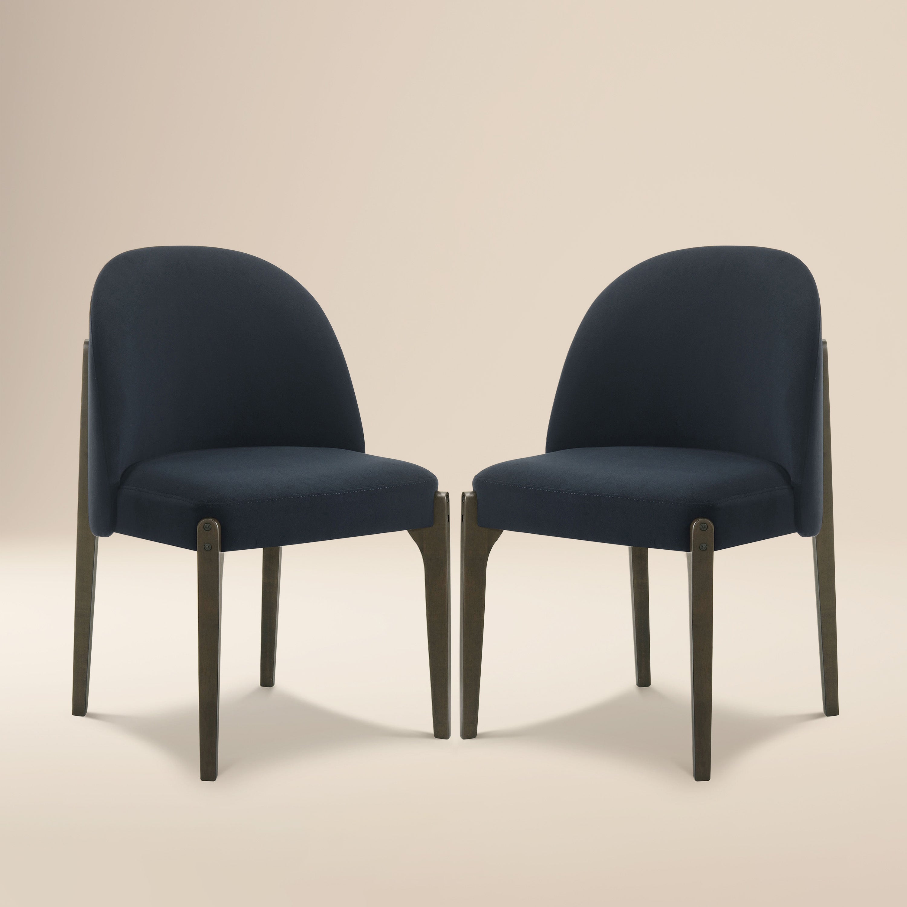 Sedia da pranzo Pietta | Blu Eclipse | Set da 2