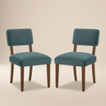 Sedia da pranzo Cabris | Teal Ombra | Set da 2