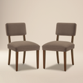 Sedia da pranzo Cabris | Marrone Serene | Set da 2