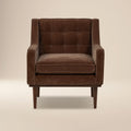 Poltrona Gus Fabric Lounge | Marrone Bronzer