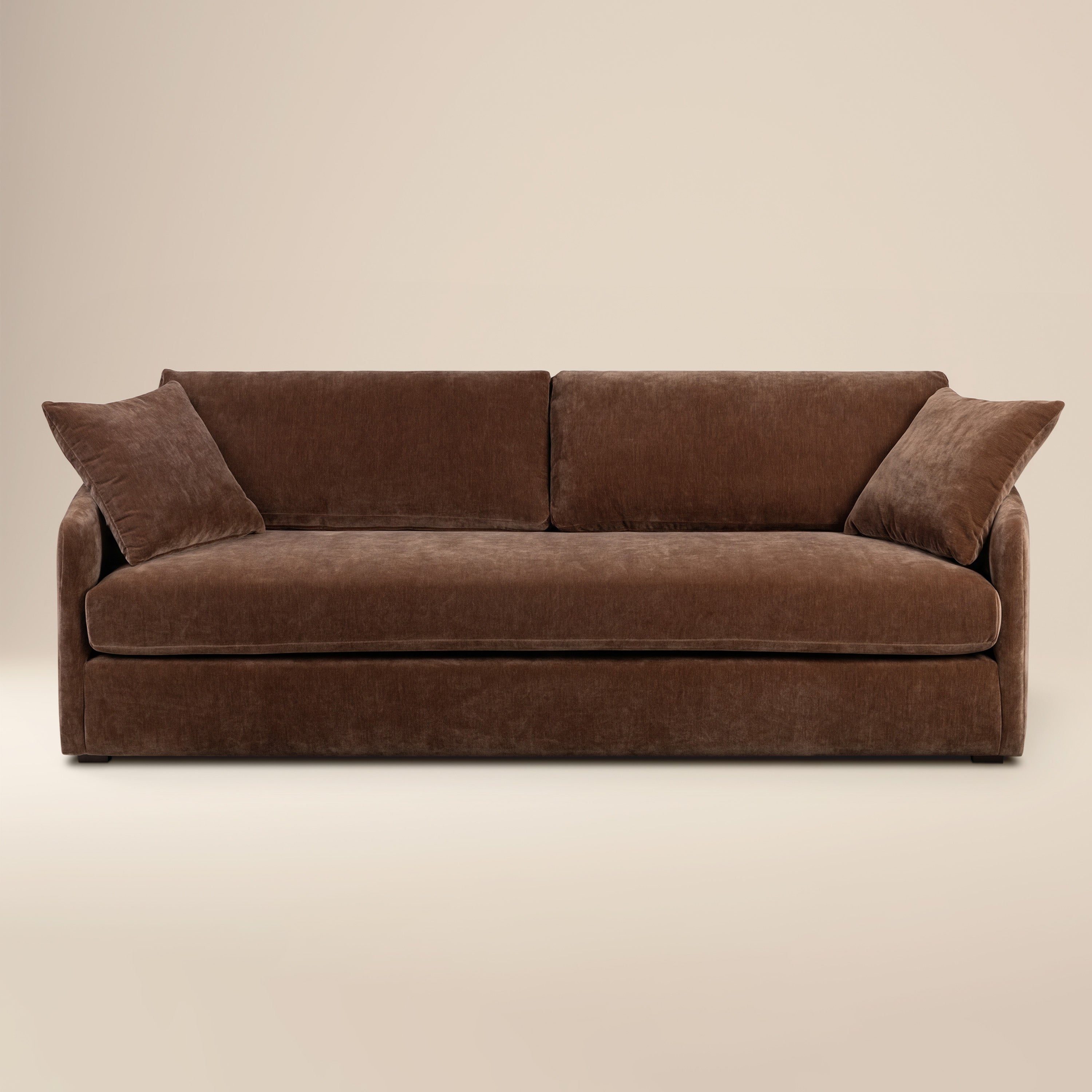 Divano in velluto Rhodes 92 | Marrone bronzo