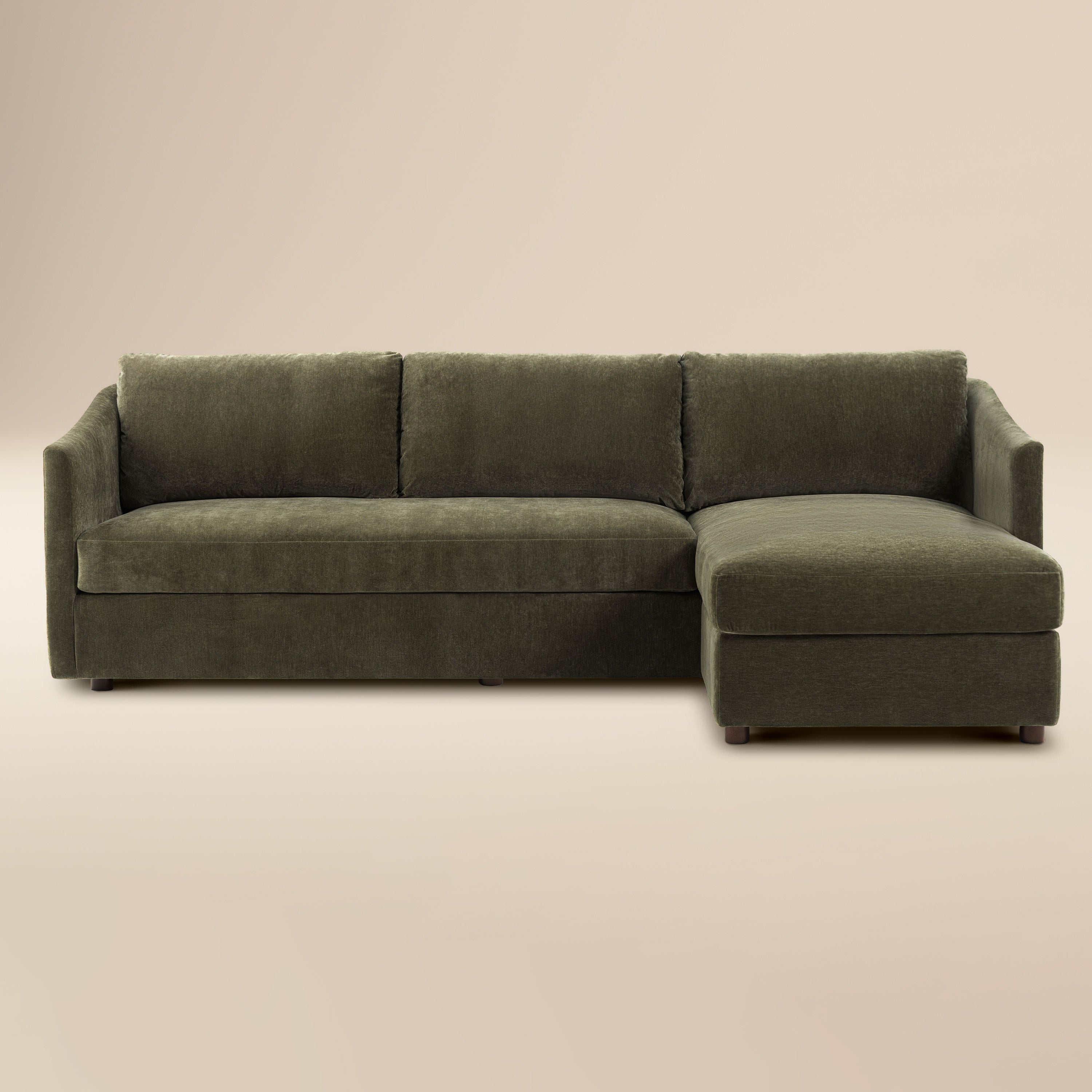 Divano componibile reversibile Nervan (105.5) | Lume Green