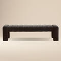 Panca in tessuto Canale 63 | Marrone ganache