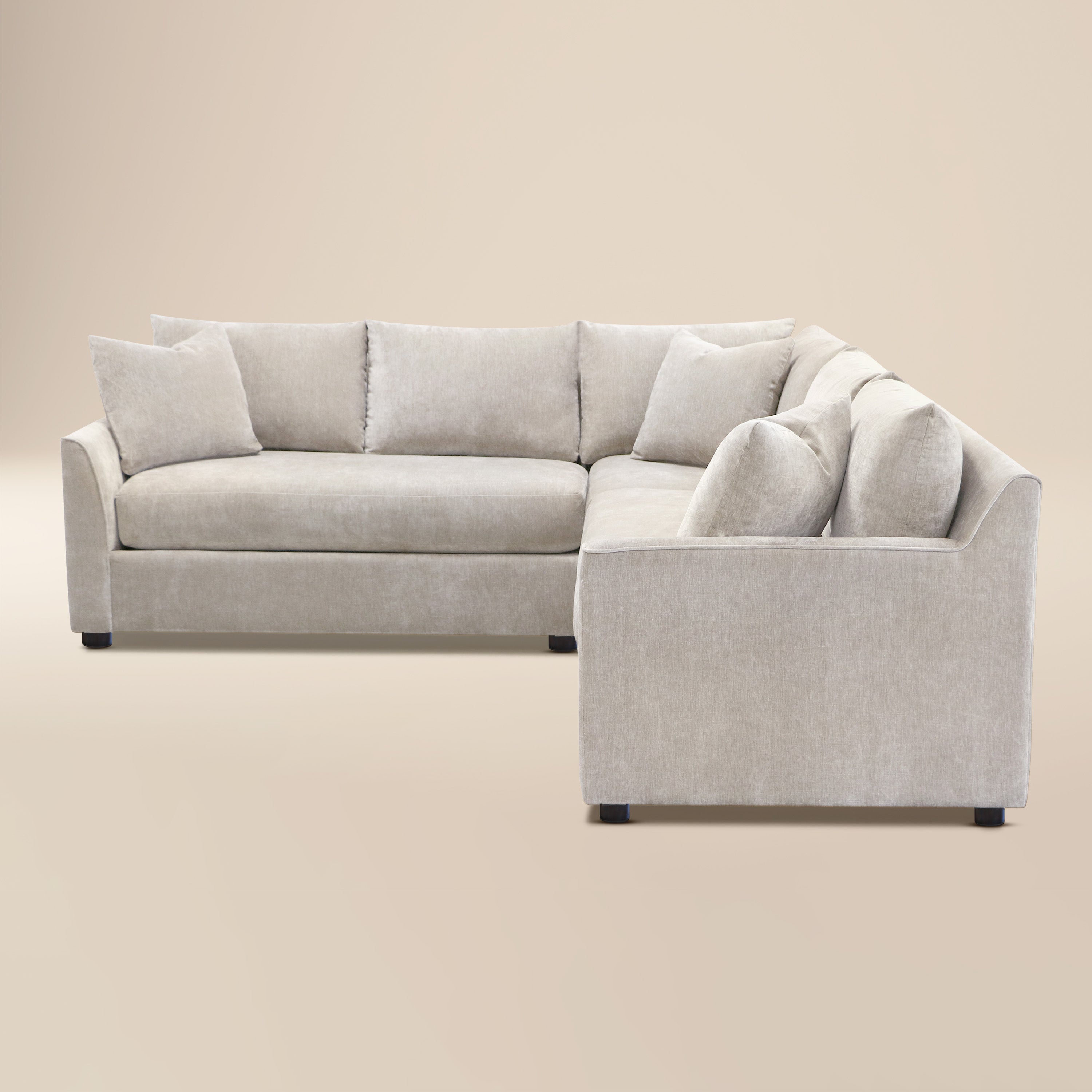 Divano angolare Aster 151.5 | Celest Tortora