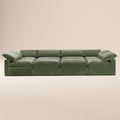 Divano componibile a 8 posti Aspen Master Pit-Sectional | Verde Sagano