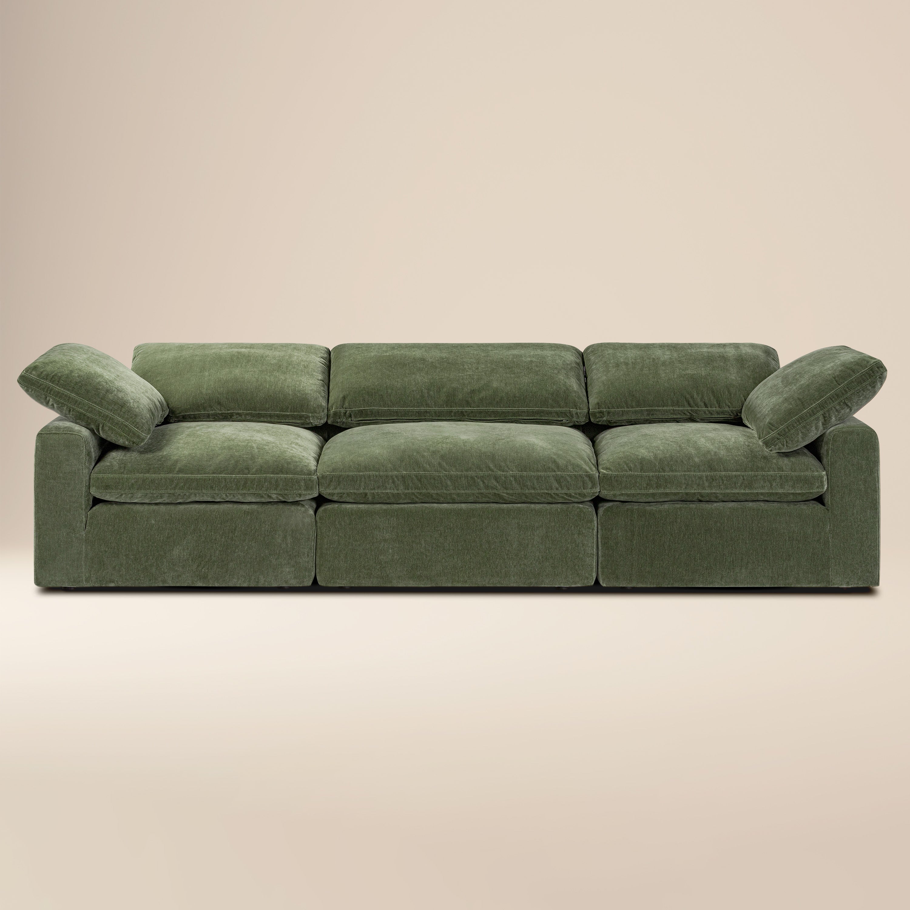 Divano modulare Aspen 3 posti | Verde Sagano