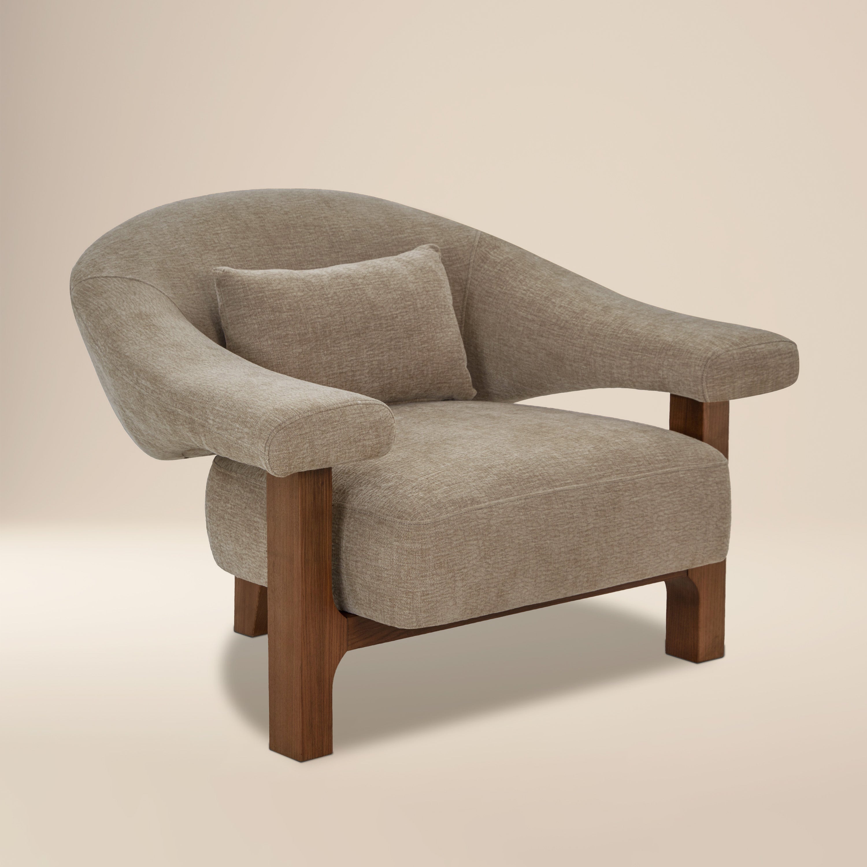 Poltrona Leni | Lino Marrone