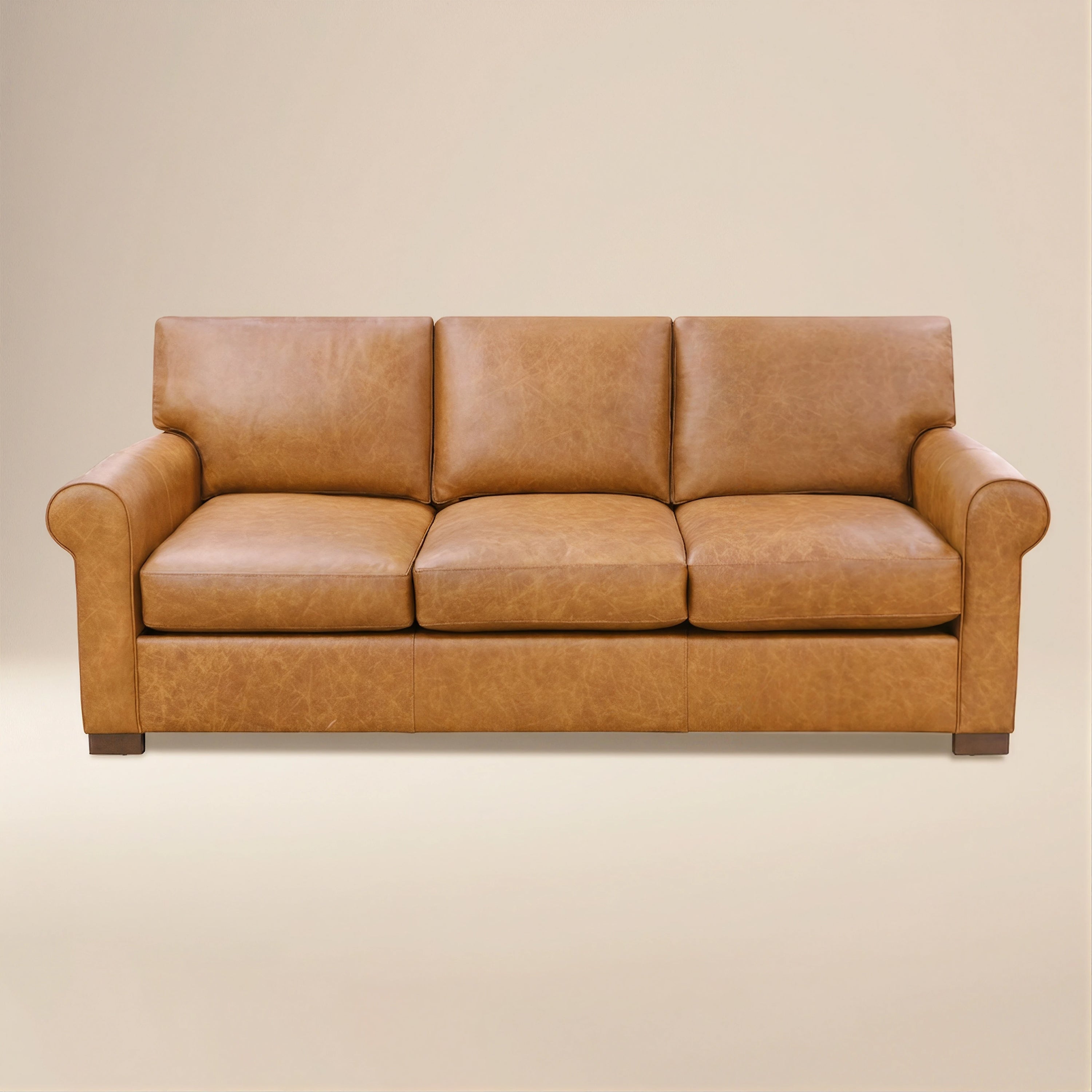 Divano in pelle Marlow 88 | Canyon Tan