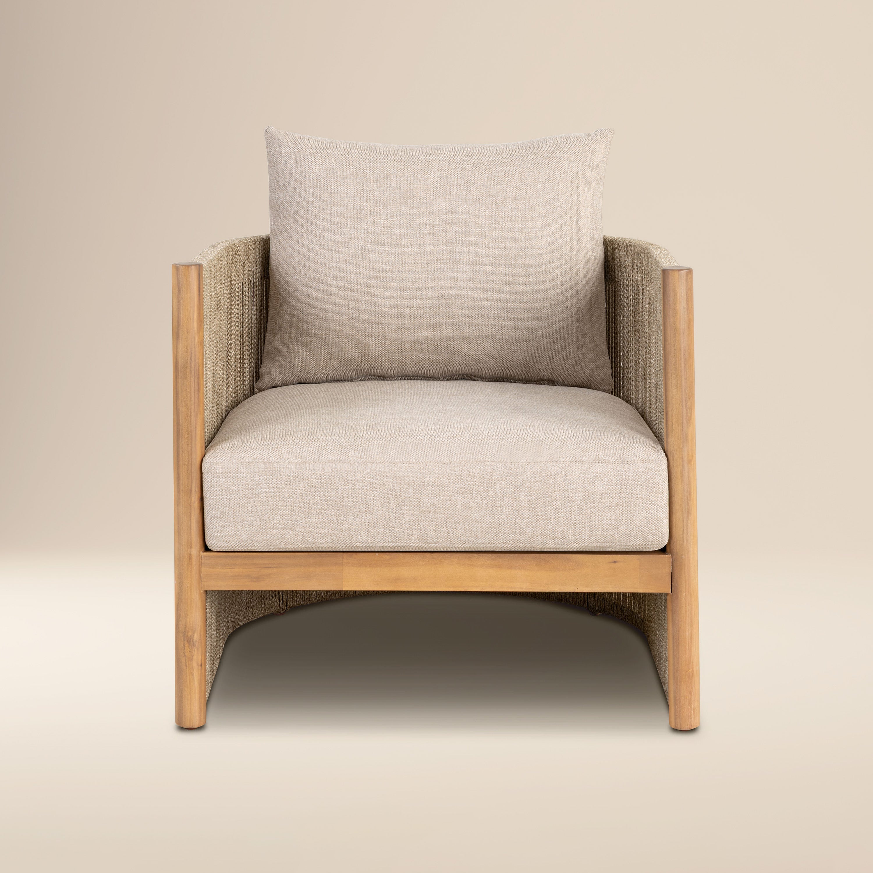 Poltrona da esterno Gomera | Beige naturale