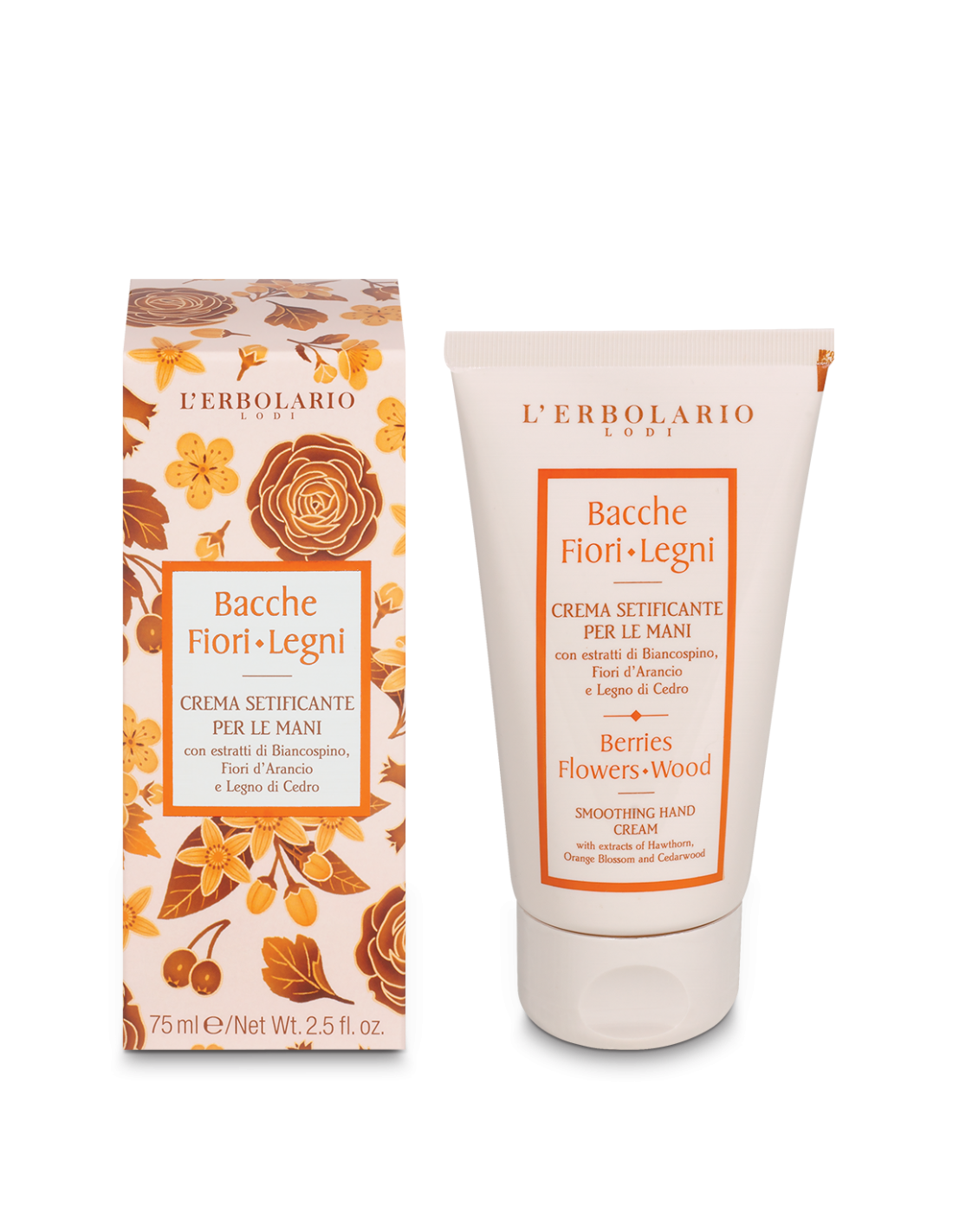 Bacche Fiori Legni Crème mains - Baies, Fleurs & Bois