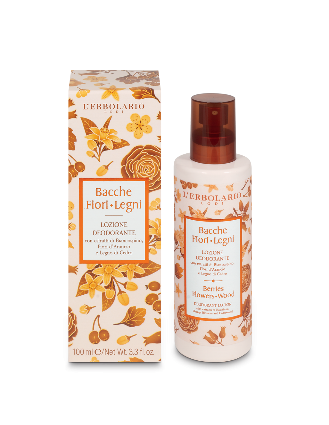 Bacche Fiori Legni Déodorant - Baies, Fleurs & Bois
