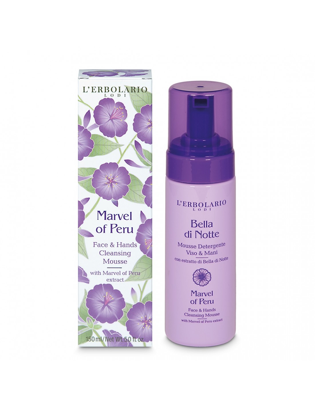 Bella di Notte Mousse Nettoyante Visage & Main - Merveille de Pérou