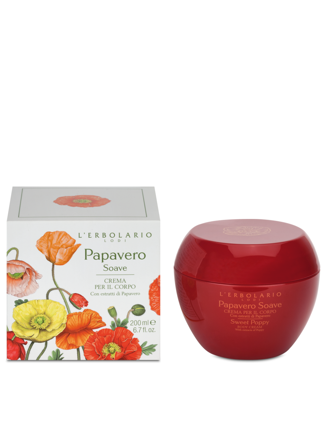 Papavero Soave Crème corps - Coquelicot