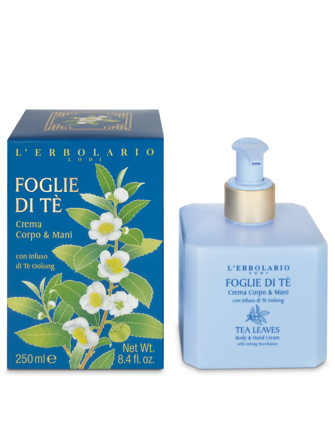 Foglie di Tè Crème corps & mains - Feuilles de Thé