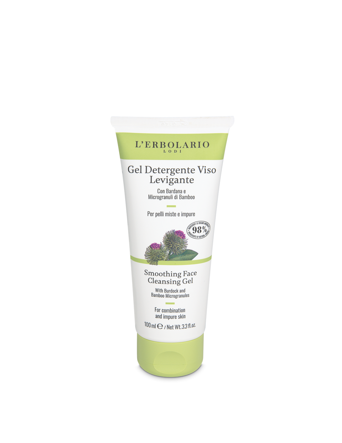 Gel nettoyant lissant visage - peau à imperfection