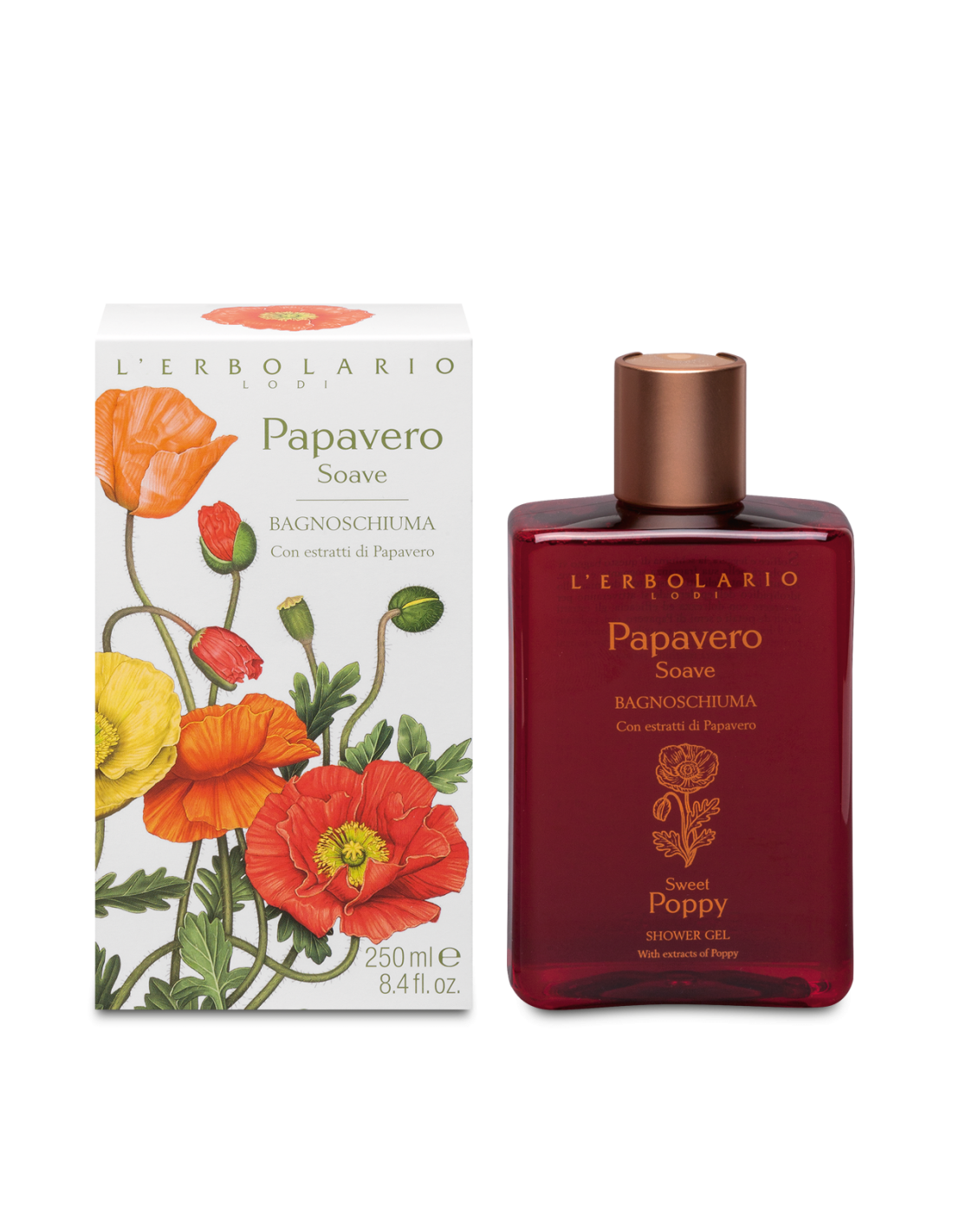 Papavero Soave Gel douche - Coquelicot