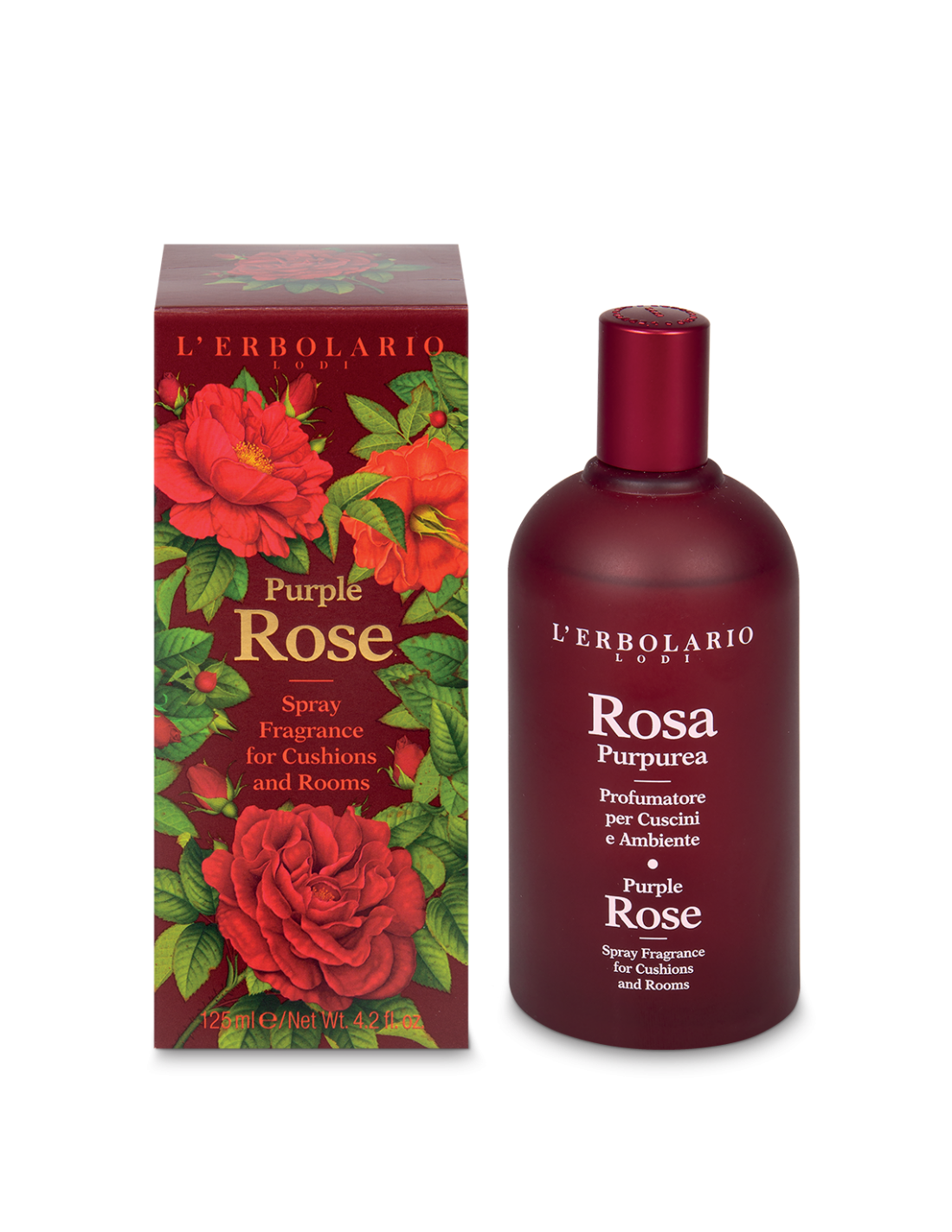 Rosa Purpurea Spray parfumé maison - Rose Pourpre